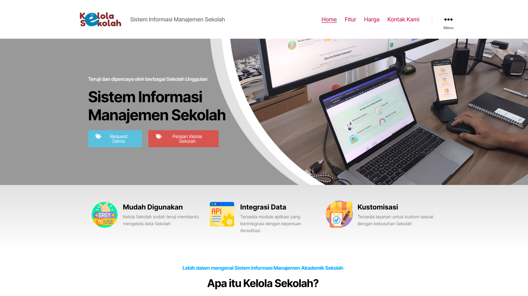 Preview Sistem Informasi Kelola Sekolah