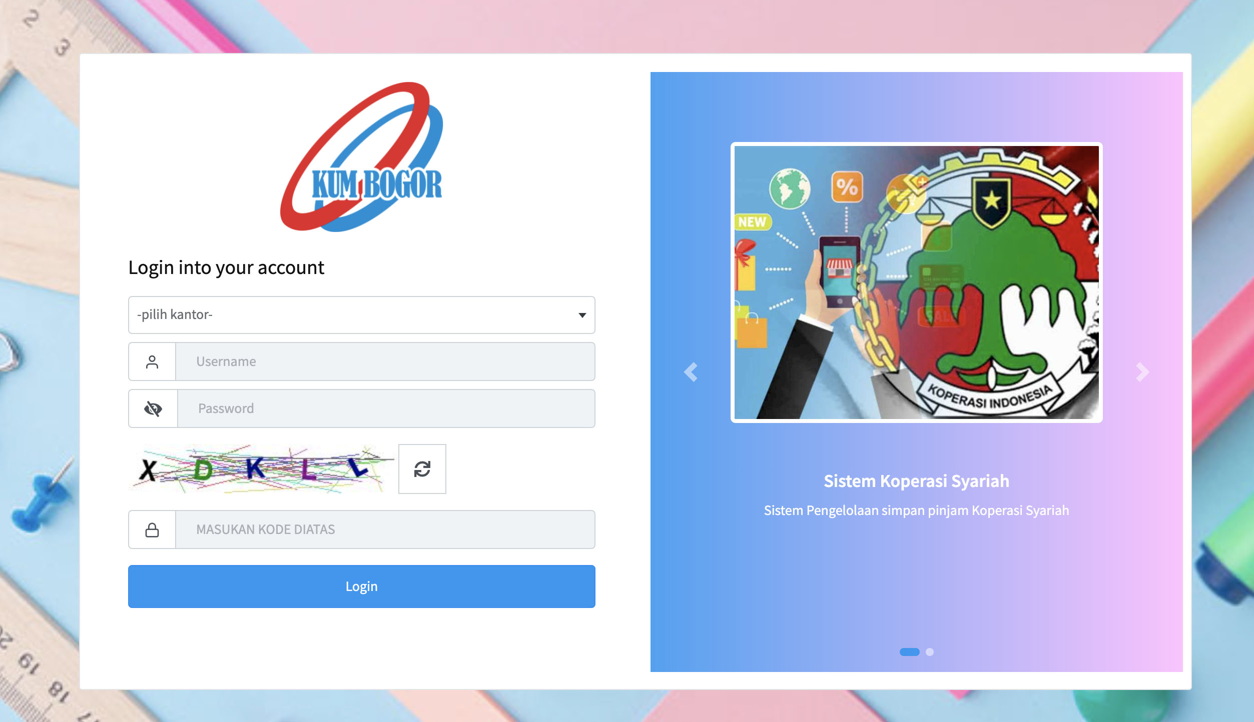 Preview Sistem Informasi Koperasi Berbasis Syariah
